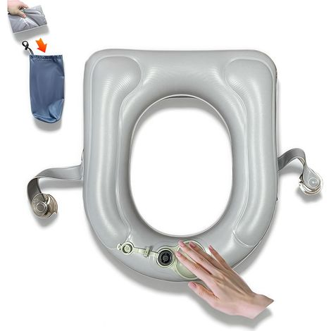 Siège de toilette gonflable, les personnes âgées et, les adultes, le confort de chevet, la chaise de douche et l'utilisation maison, Pot pratique (1/5)