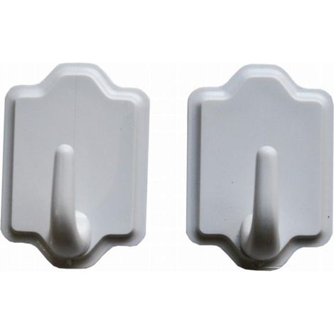 FPLUS percha adh.5018 s/blist.x 25udsblanca , Percha plástico mediana. Adhesiva
Blanco. a granel.