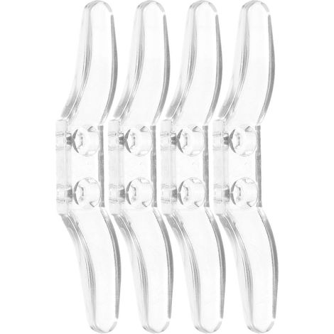 Crochets transparents pour rideaux enrouleurs, enrouleur de cordon pour stores (lot de 8) jkw (1/5)