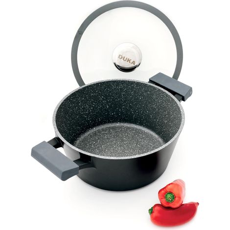 Professioneller Topf mit Deckel, 20 cm, 2,4 l, induktionsgeeignet, Gota Cook duka (1/5)