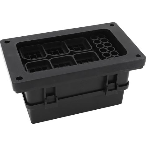 Boîte à fusibles étanche 24V avec 6 relais Bosch 5 broches et 6 emplacements ATC/ATO, kit complet pour véhicules et bateaux. Comprend 6 relais, 6 fusibles lame, accessoires d'étanchéité, usage moteur (1/5)