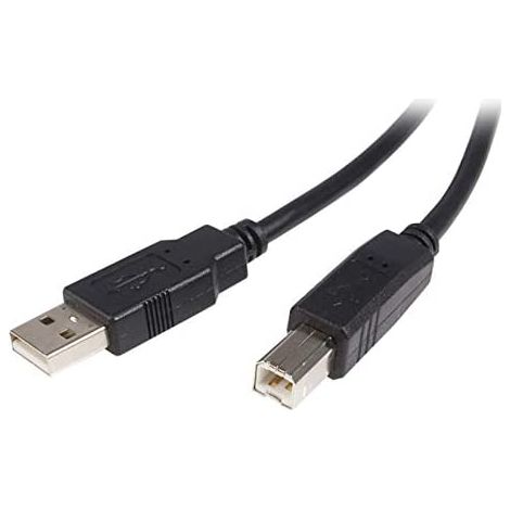 Startech.com 1m usb Druckerkabel - 1x usb a male - 1x usb b male - Adapter schwarz,lebenslange Garantie (1/3)