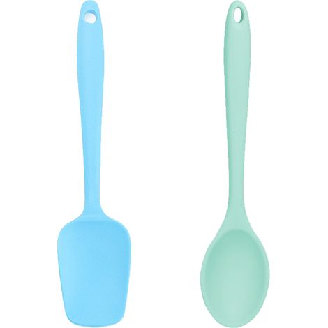 Spatula - Cuillère En Silicone Pour Cuisinière À Induction Et Poêles Antiadhésives - Lot De 2 (1/5)
