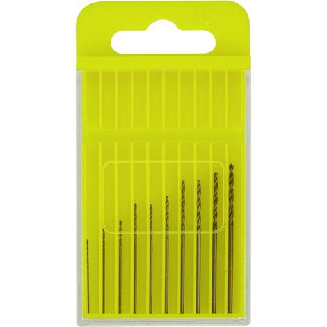 Donau Elektronik HSS-CO-200 HSS-CO-200 HSS Metall-Spiralbohrer-Set 0.3 mm, 0.4 mm, 0.5 mm, 0.6 mm,