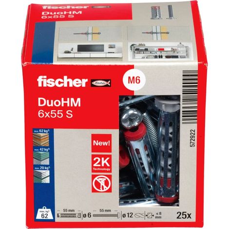 Fischer DuoHM 6x55 S PZ (25 Stk.) - 572922