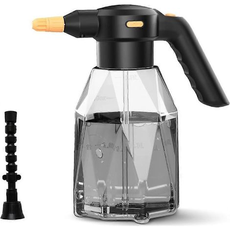 Arroseur électrique de 2 litres (0,5 gallon) avec buse allongéealimenté par batterie rechargeableidéal pour le jardin. (1/5)