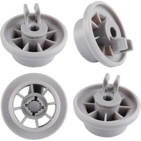 165314 Roulettes Lave Vaisselle pour Panier Inférieur Compatible avec Bosch Siemens Neff Lave Vaisselle Remplacez AP2802428 PS3439123 par Poweka (4 pièces) (1/5)
