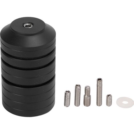 Kit de stabilisation pour arc à poulies et arc classique, contrepoids en alliage d'aluminium détachable, noir - Améliore la précision et l'équilibre