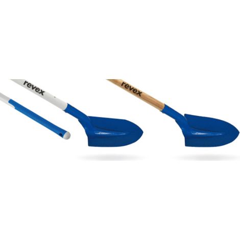 Pala rotonda a collo d'oca 290 mm REVEX - Senza manico - 050031