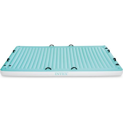 Intex – Matelas gonflable XL 310 x 183 x 18 cm – 2 chambres à air – Capacité 400 kg – 4 porte-gobelets intégrés – Technologie Fibre-Tech (1/5)