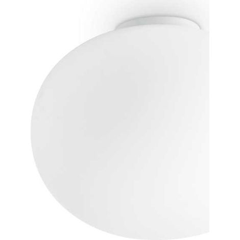 Plafoniera Contemporanea Cotton Metallo Bianco 1 Luce E27 42W Ip20