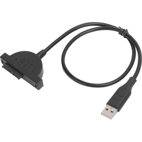 Câble de Conversion SATA USB 13 Pins pour Lecteur DVD/Disque Dur Externe avec Vis Inclus (1/5)