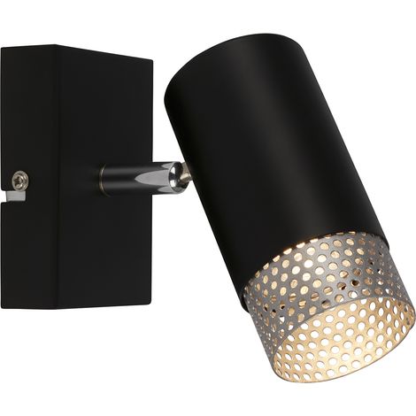 Spot Vintage Plek Metallo Cromo Opaco 1 Luce Gu10