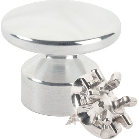 Kit de Fixation : Vis placo Longueur 16 mm Alu + Grande Patère convexe Alu - L'Attachante (1/5)
