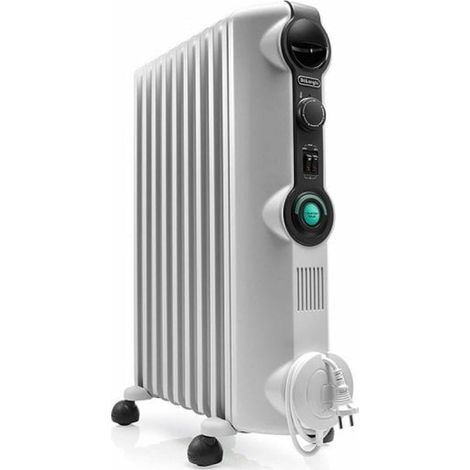 DeLonghi 0185390302 Radiateur à bain dhuile TRRS0920.C 60 m³ 2000 W gris clair
