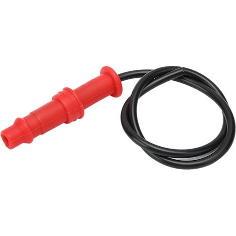 Câble de bougie et capuchon pour Polaris Sportsman 500 HO 2003-2011, OE 3084980, caoutchouc et cuivre, rouge et noir, 1 pièce (1/5)