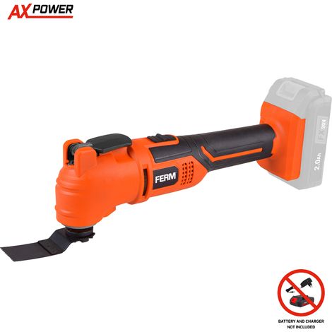 FERM – AX-POWER – Akku-Multitool – 20 V – ohne Akku & Ladegerät