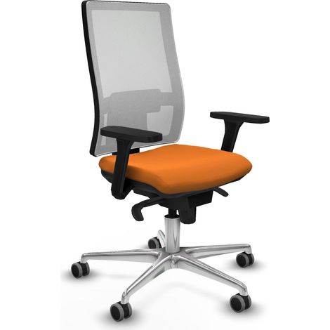 Sedia da ufficio piqueras y crespo Horna arancione similpelle