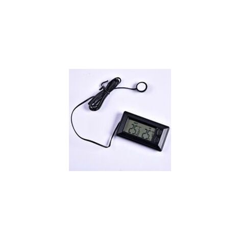Thermomètre intérieur et extérieur de voiture Thermomètre à affichage numérique LCD avec câble de 1,5 m Thermomètre intérieur et extérieur (1/5)