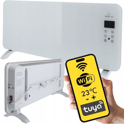 PORTO WiFi 2000W Konvektorheizung, weiß (1/5)