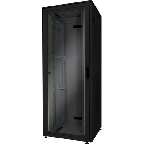 Digitus Armadio 32 Unita' Linea Professionale (A) 1580 X (L) 800 X (P) 800 Mm. Colore Nero Ral 9005 (1/2)