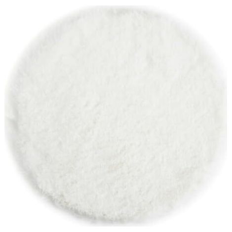 White Round Faux Fur Soft and Fluffy Chair Cushion - Modern Living Room Decoration - 40 x 40 cm (1/5)