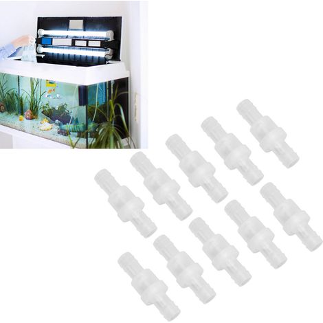 10 Stück pro Set: Rückschlagventil, Schlauch, federbelastet, ozonbeständig, ölbeständig, Druckrückschlagventil, halbtransparent 12 mm. (1/5)