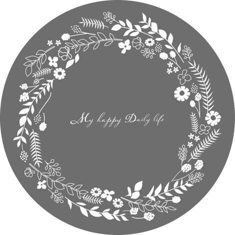 1 dessous de plat en silicone, rond (1/5)