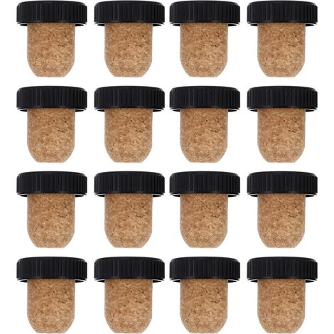 30 bouchons liège, bois, réutilisables, pour brassage maison (1/5)
