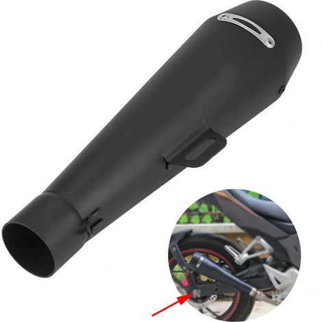 Silencieux d'échappement universel 51mm pour moto CBR1000 R6, pot de détente acier, tube sortie compatible, pièce de rechange performance. (1/5)