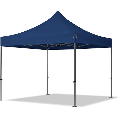 3x3m gazebo pieghevole, PREMIUM acciaio, blu