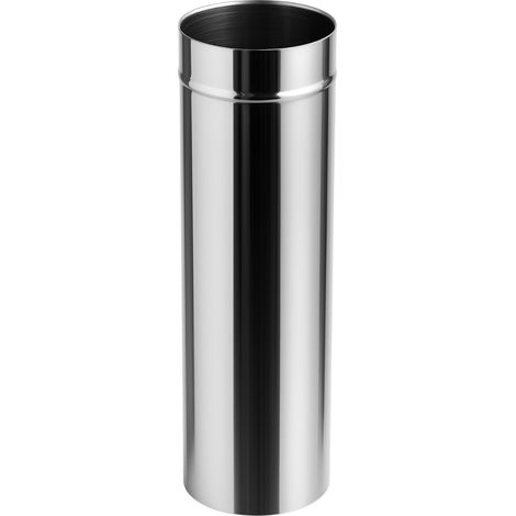 Tubo acciaio inox diametro 150 mm sp. 0,5 mm h. 1000 mm canna fumaria