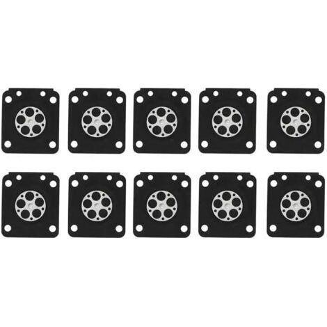 BUNTHAUS 10PCS/Set Joint De Membrane Carburateur Tronçonneuse pour Accessoires pour ZAMA180