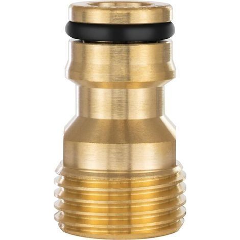 Adaptateur d’eau avec Filetage Extérieur 1/2 pouce et Raccord pour Tuyau d’arrosage (compatible avec Gardena) (1/5)