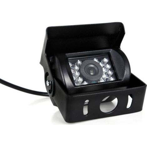 Camera de Recul - 120 Degres - Vision Nocturne 18 LED IR - Etanche IP67 - Portee 15 M - Angle Horizontal Reglable 180 Degres - 1 Unite (1/5)