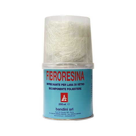 Kit de reparación de fibra de fibra de vidrio Fibro Resina 200 ml – masilla reforzada – Sintolit