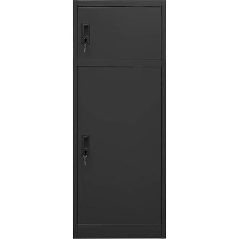 Maison Exclusive - Armario para sillas de montar acero gris antra (1/5)