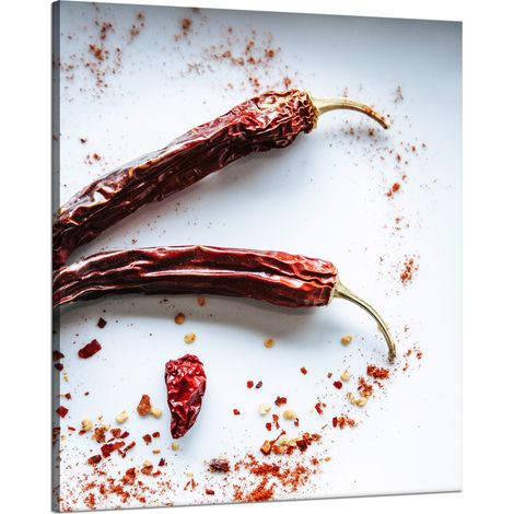 Peppers' Kitchen Leinwanddruck 80x100 cm