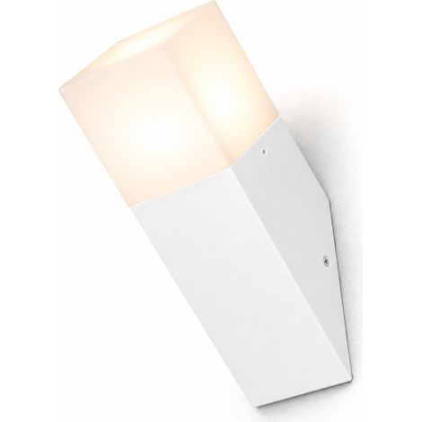 Applique da Esterno E27 Nero IP44 Lampada Parete Moderna Diffusore Opaco 12W Max Illuminazione Giardino Ingresso Facciata (1/5)