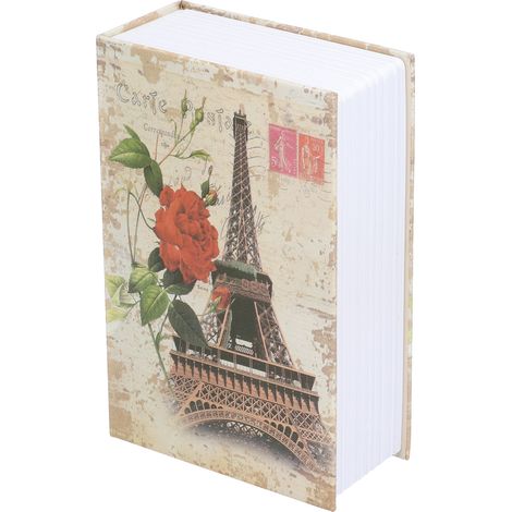 Coffre-fort Livre Miniature en Acier Inoxydable pour Bureau et Domicile (1/5)