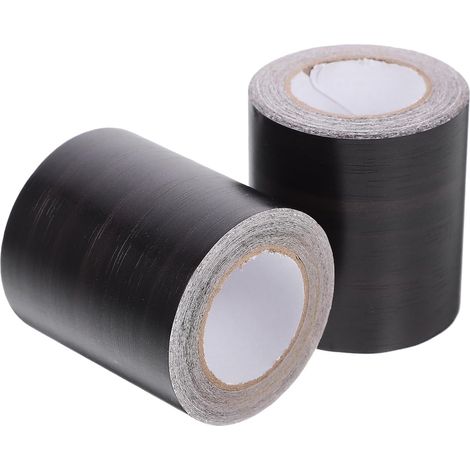 Plinthe en PVC noir durable et 2 rouleaux de 5 mètres, moulure (1/5)