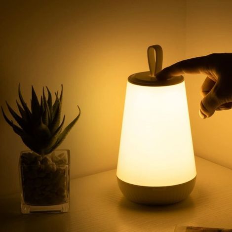LUCE NOTTURNA PORTATILE TOUCH 3W DC 5V RGB+CCT RICARICABILE 2900K - 3100K 5W 5A