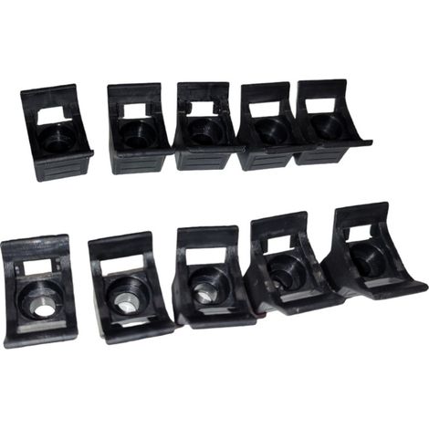 10 Embase à visser pour fixation de colliers d'installation - jardiboutique