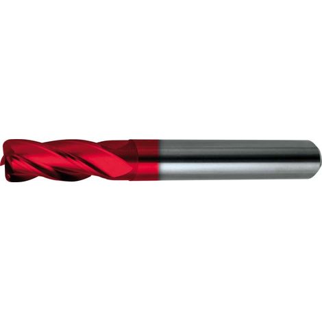 Gühring Schaftfräser lang DIN6527 VHM FIRE Schaft HA Z4 6/1mm (1/4)
