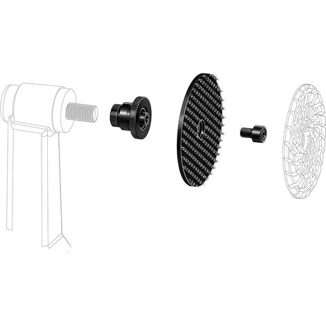 Polishing Support Adaptateur pour adaptateur de gravure et mini ponceuse Pièce de transition universelle pour disques à tronçonner diamantés, tampons de polissage et bols abrasifs Stable et (1/5)