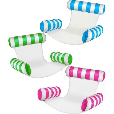 Lot de 3 bouées de piscine – Fauteuil gonflable pour piscine (1/5)