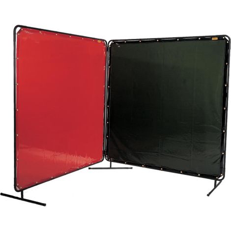 Cortina de soldadura 1,74 x 1,74 m LAVAshield® (no biombo) | Verde (1/4)