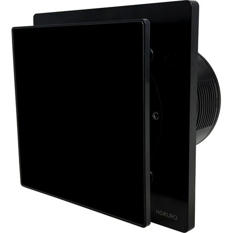 Badezimmerlüfter mit Timer Glas NORTADA HOKURO HOK 120 T schwarz (1/5)