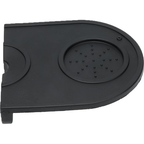 Tapis de tassage café en silicone antidérapant, mat de pressage doux inoffensif pour coin, noir (1/5)