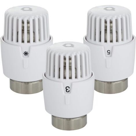 1x Radiator thermostat with series - precise thermostatic head with integrated sensor, frost protection and versatile adjustment for threaded valves M30 x 1.5 (1/5)
